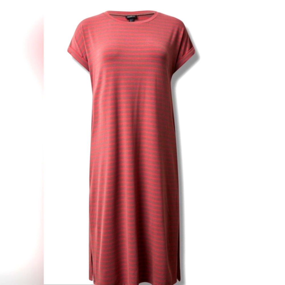 New Torrid rolled sleeve tshirt dress